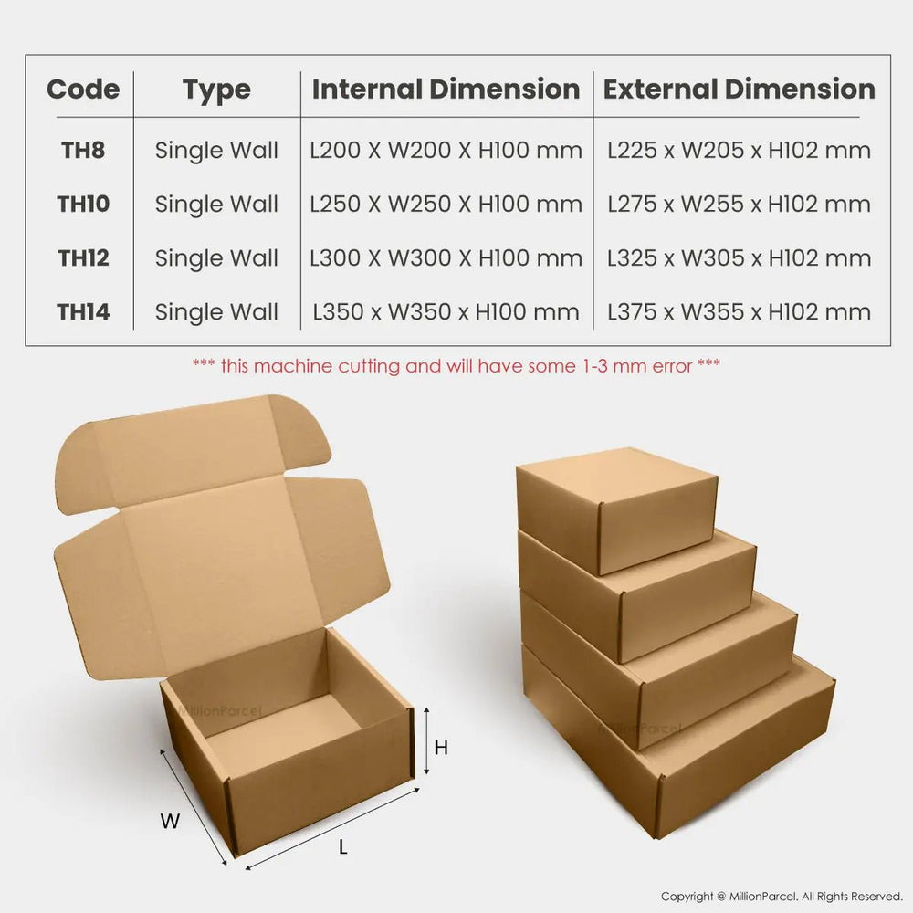 Carton Box - T Series: Durable, Eco-Friendly Packaging Solution
