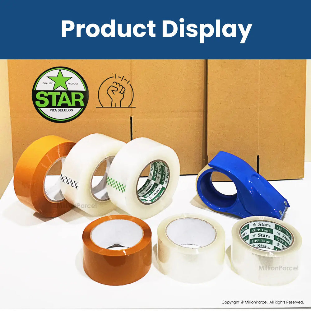 Clear Adhesive Tape | Opp Tape - MillionParcel