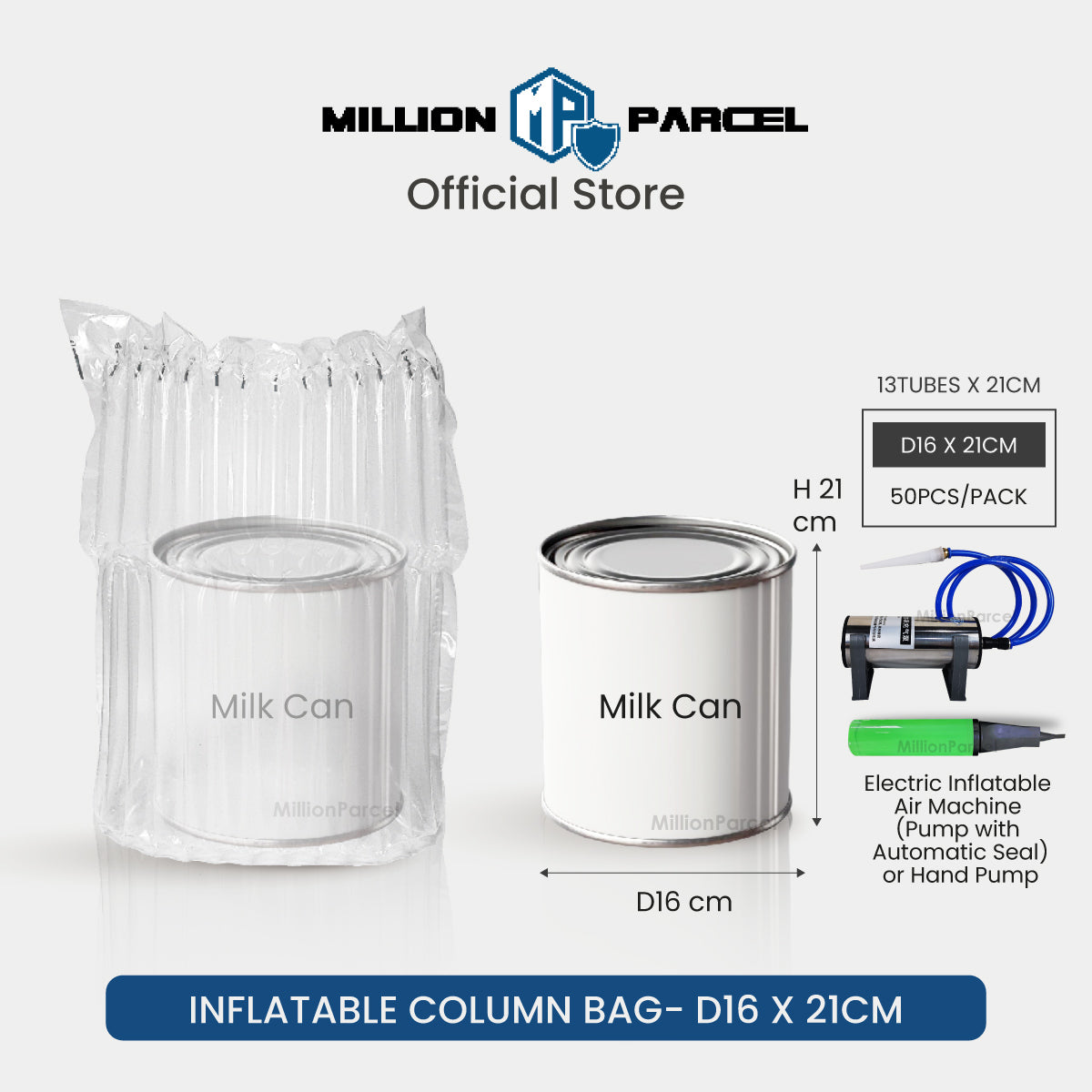 Inflatable Air Column Roll & Bag - Fragile Shipment Protection