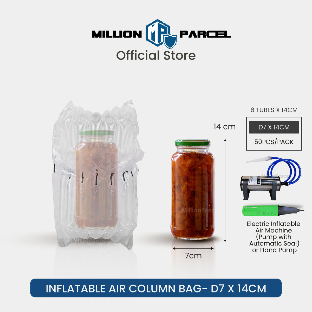 Inflatable Air Column Roll & Bag - Fragile Shipment Protection