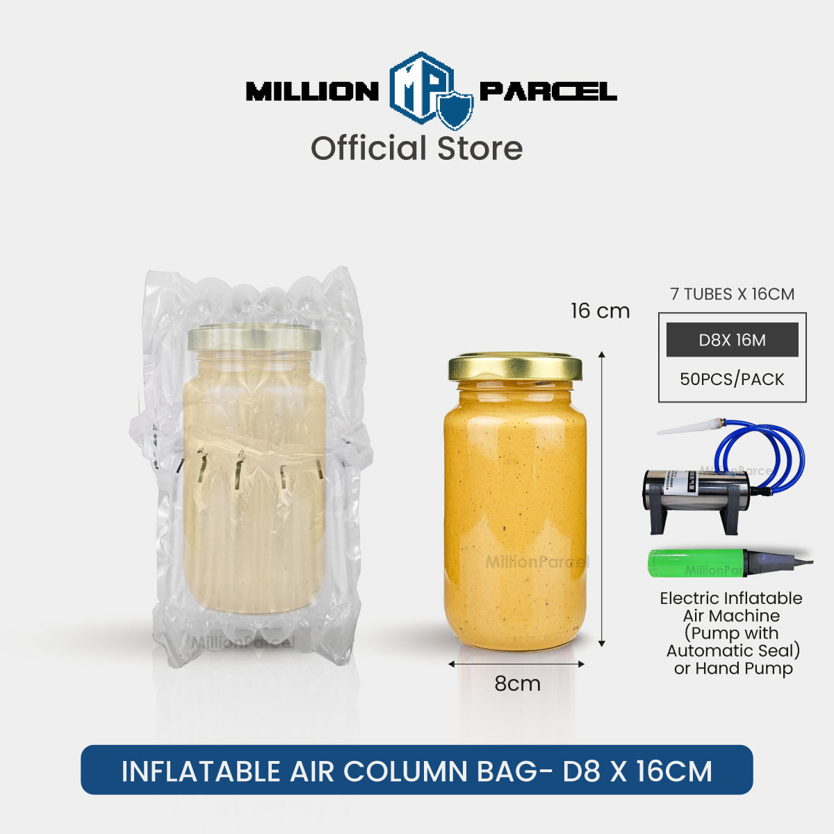 Inflatable Air Column Roll & Bag - Fragile Shipment Protection