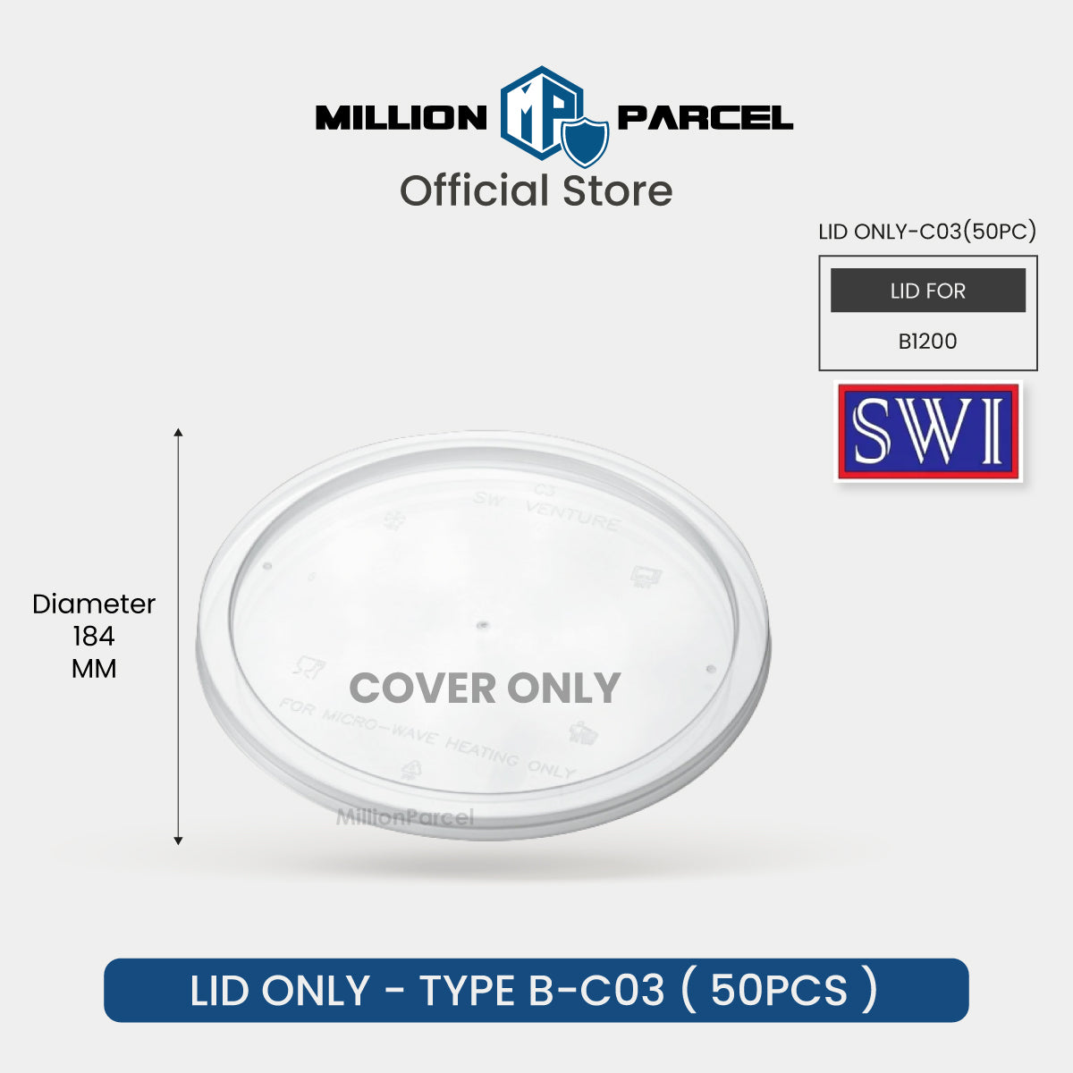 一次性塑料食品容器| MillionParcel