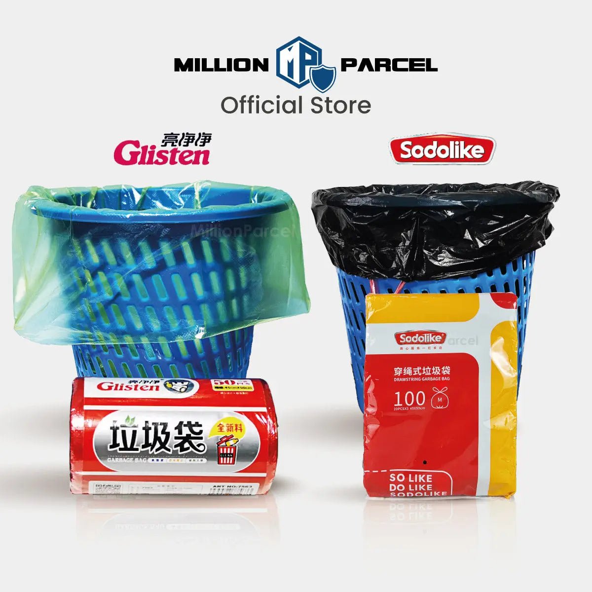 Draw String Rubbish Bag - Secure, Convenient, and Hygienic Disposal