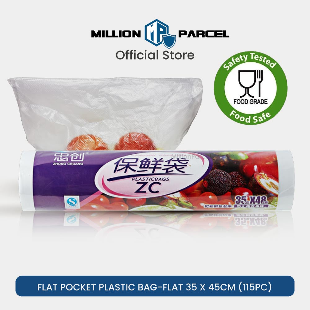 Supermarket Perforated Continuous Roll Plastic Bag