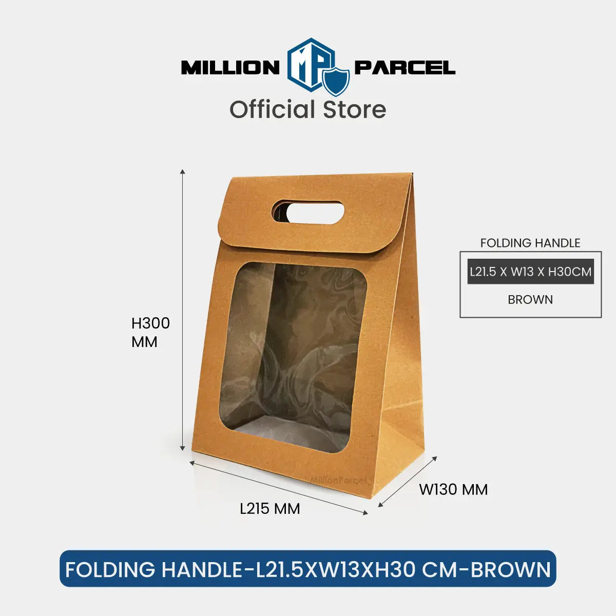 Window Paper Bag | Prefect for Valentines Day & Birthday - MillionParcel