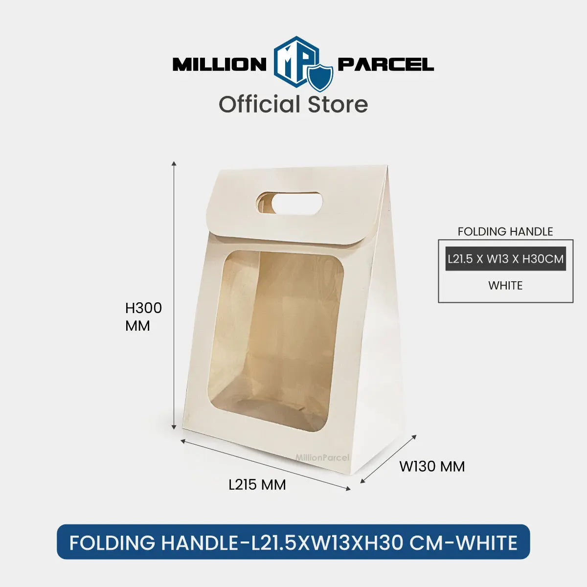 Window Paper Bag | Prefect for Valentines Day & Birthday - MillionParcel