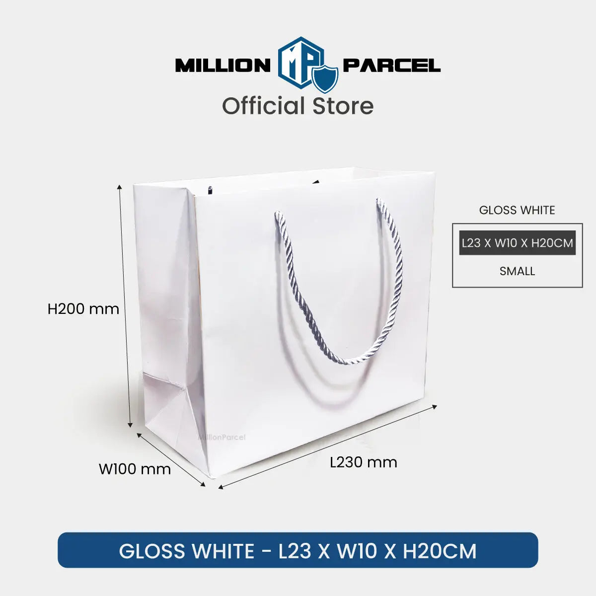 Premium Kraft Paper Bags - MillionParcel