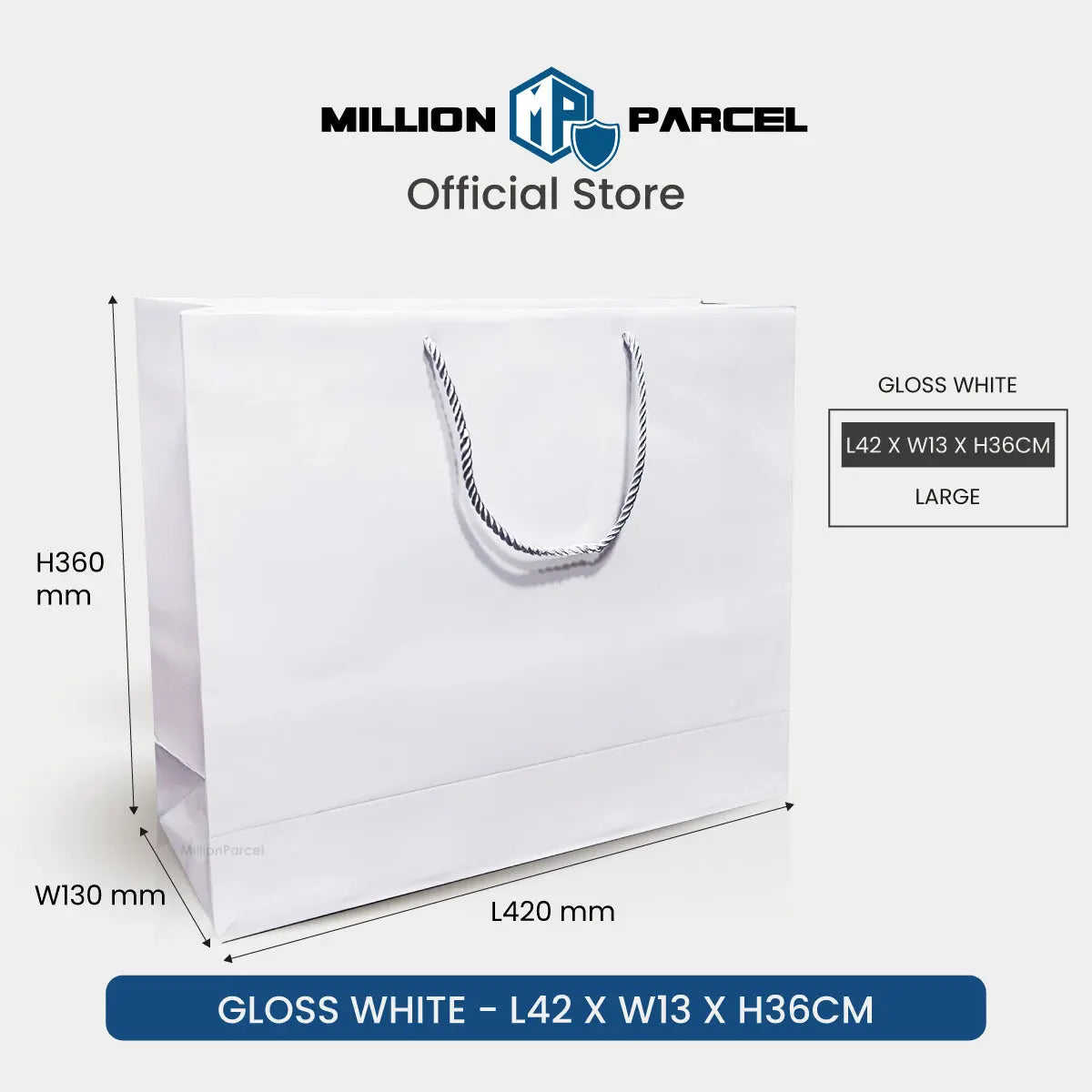 Premium Kraft Paper Bags - MillionParcel