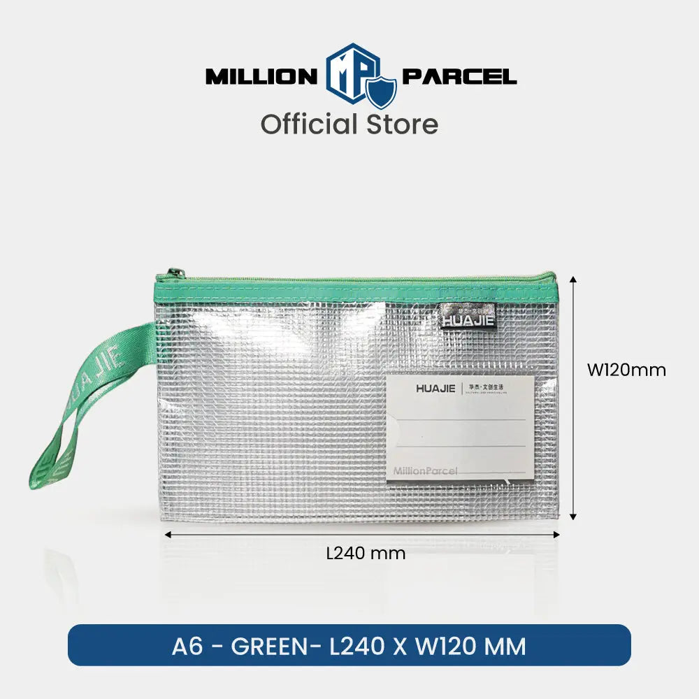 Huajie File Organizer Mesh Pouch | Mesh Zip Bags - MillionParcel