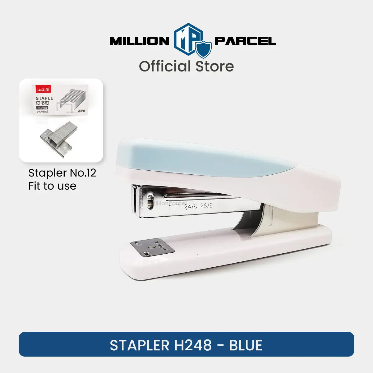 Twin Lever Stapler: 50% Less Effort | All type Stapler - MillionParcel