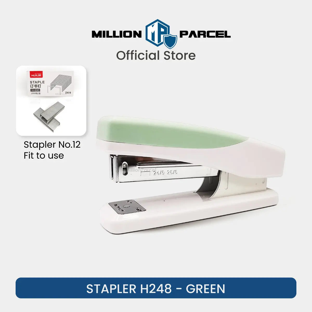 Twin Lever Stapler: 50% Less Effort | All type Stapler - MillionParcel