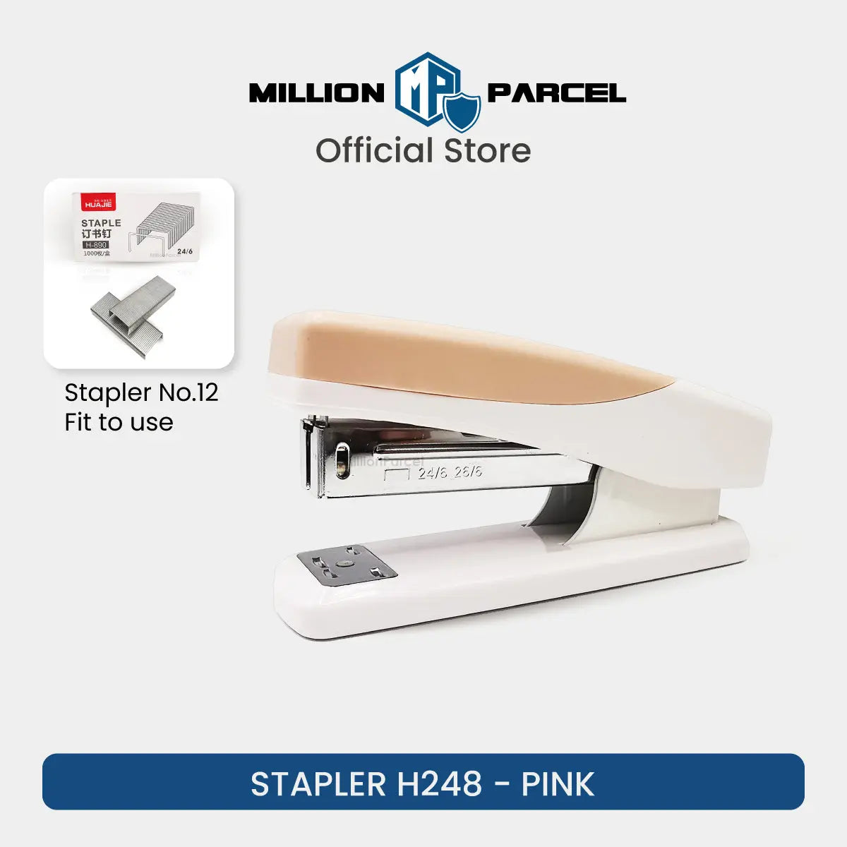 Twin Lever Stapler: 50% Less Effort | All type Stapler - MillionParcel