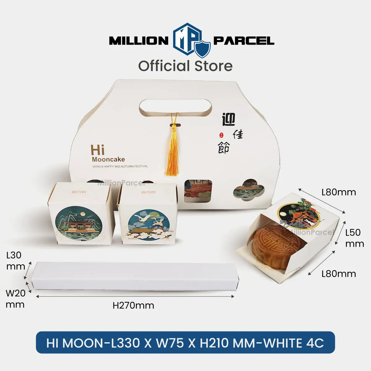 Moon Cake Box / Mooncake Boxes - MillionParcel