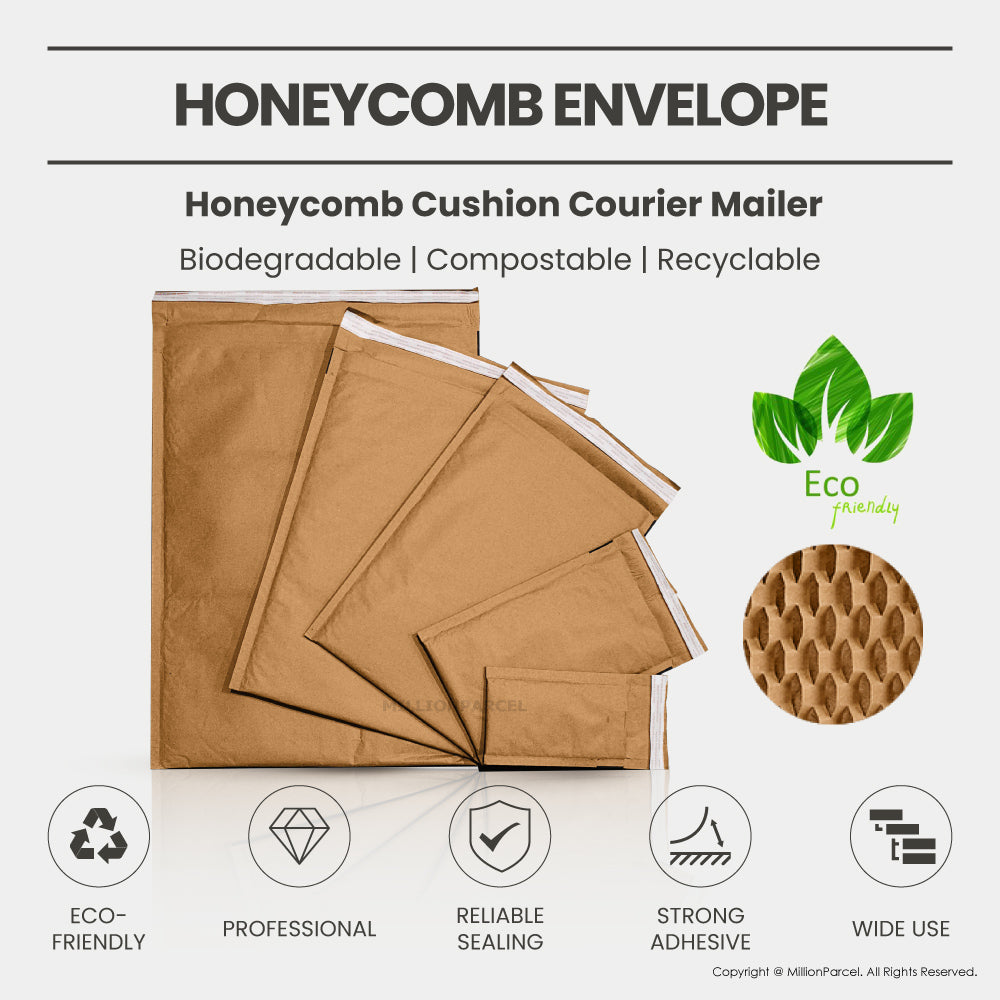 Honeycomb Paper Envelope | Replace bubble wrap envelope