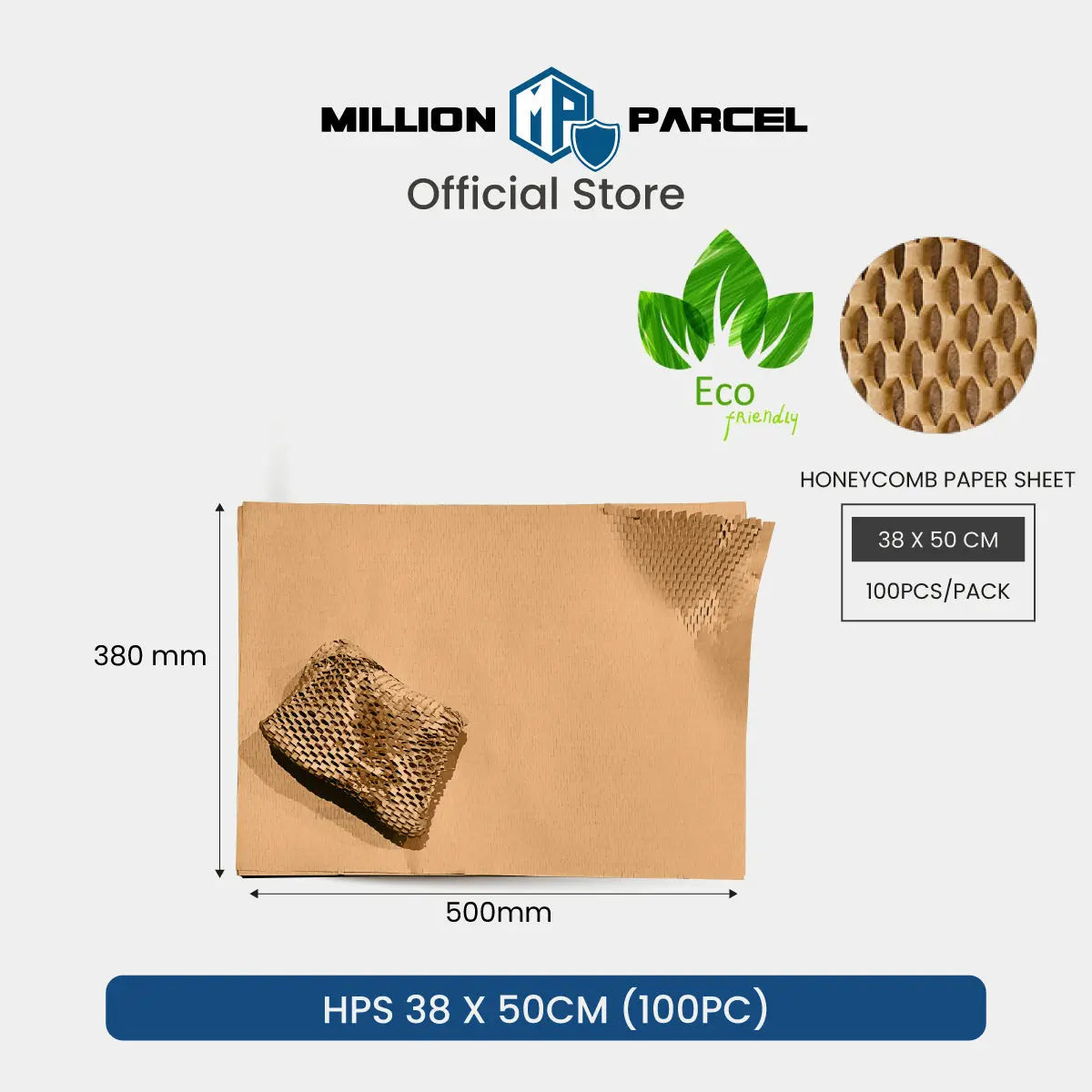 Honeycomb Paper Sheet | Honeycomb Wrap Sheet - MillionParcel