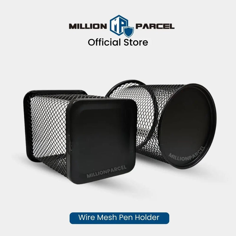 Stylish Wire Mesh Pen Holder - Declutter Your Desk with Elegance!