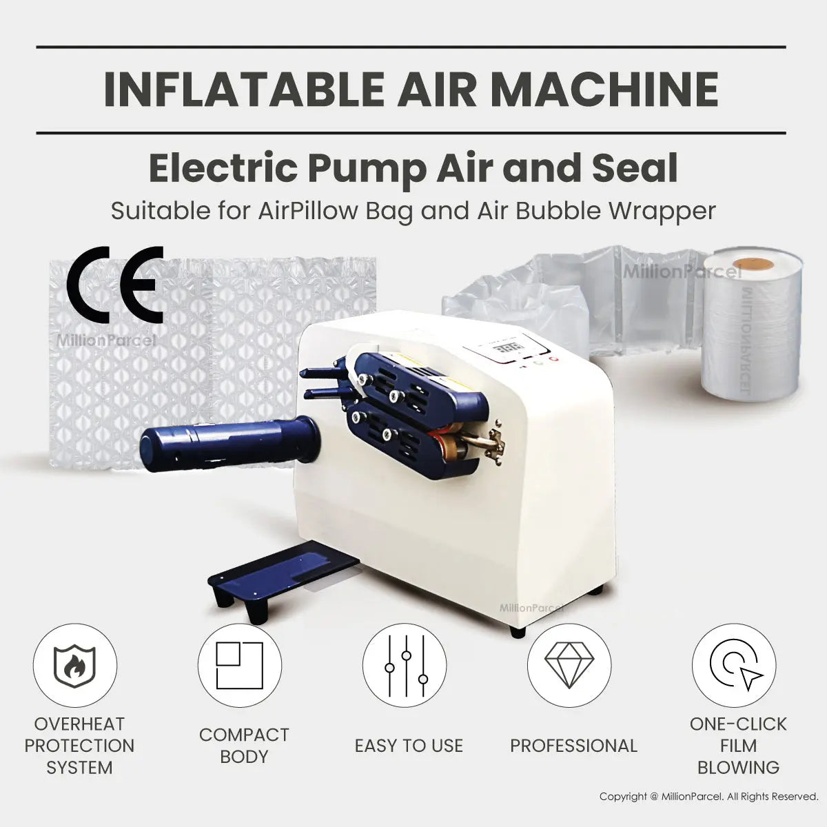 Inflatable Air Machine | High-Speed Air Cushion Machine - MillionParcel