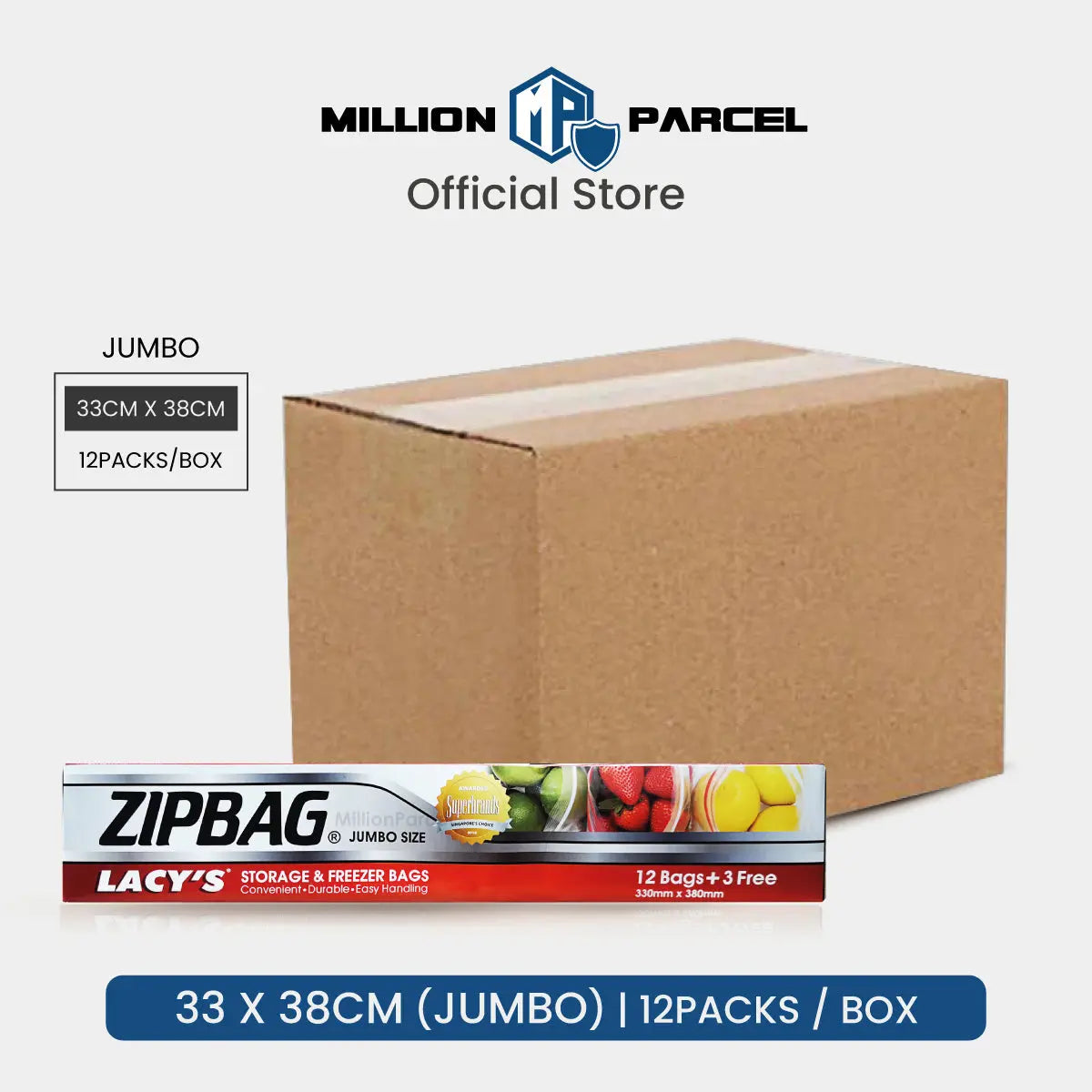 LACY'S ZIPBAG | Storage & Freezer Bags - MillionParcel