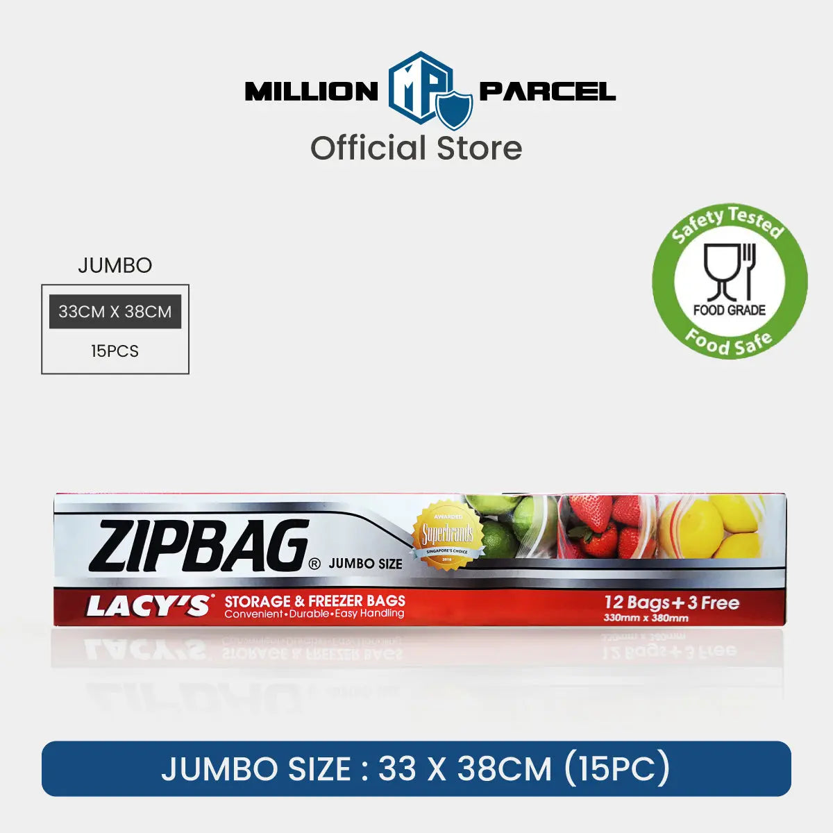 LACY'S ZIPBAG | Storage & Freezer Bags - MillionParcel