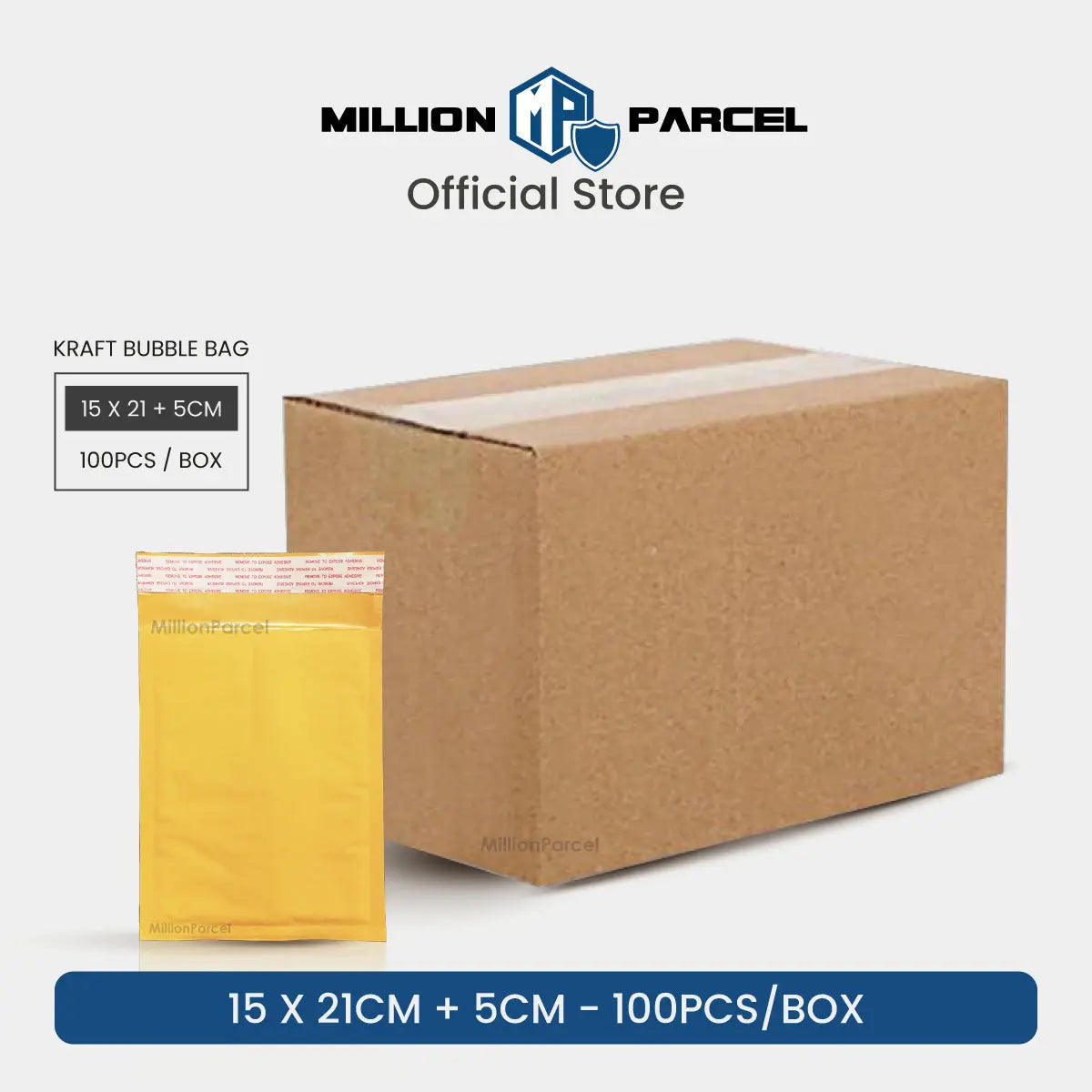 Kraft Paper Bubble Mailer | Bubble Envelope | Padded Envelope - MillionParcel