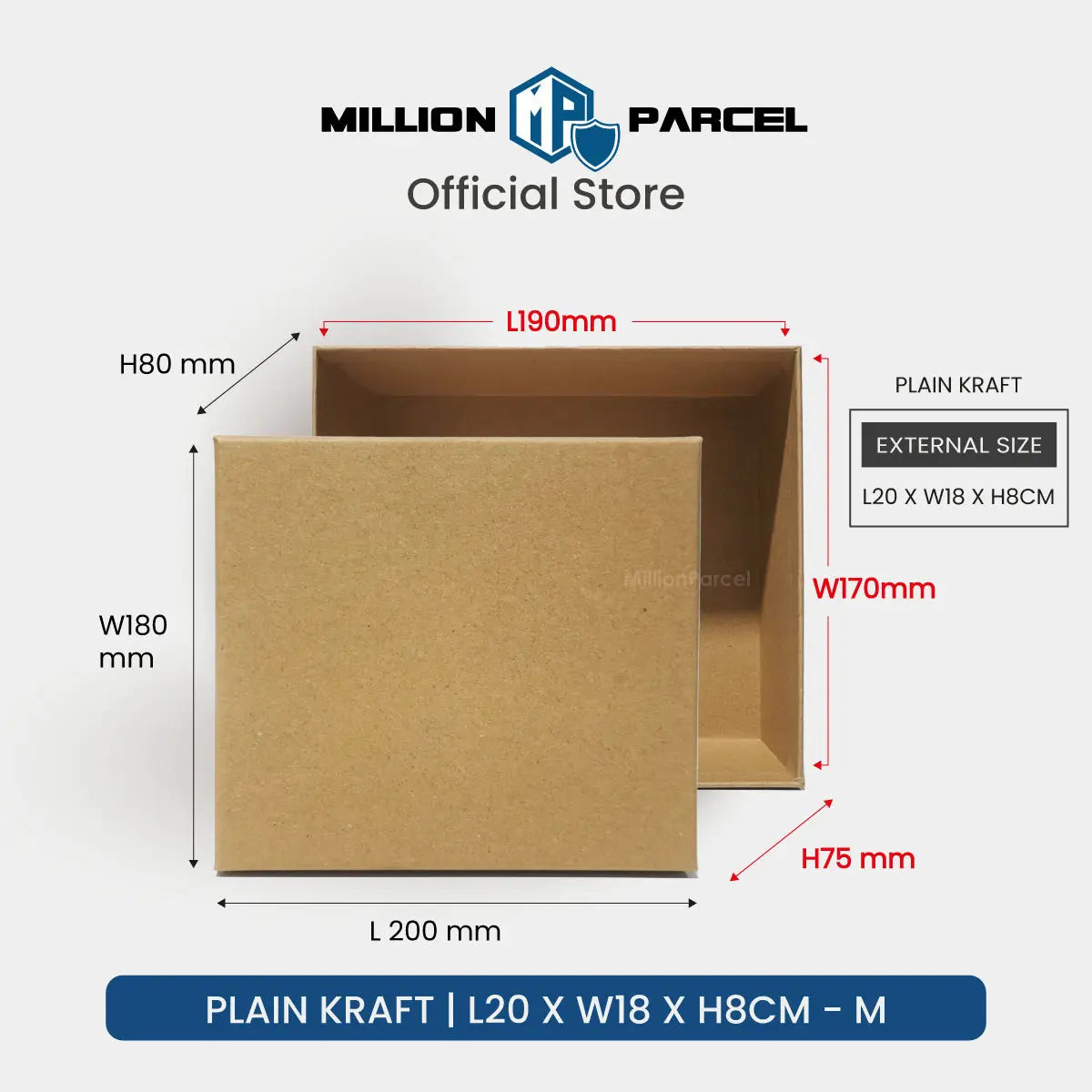 Premium Stackable Gift Box | Nested gift box - MillionParcel