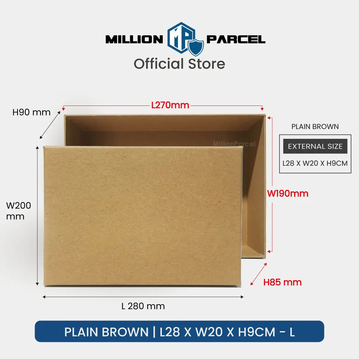 Premium Stackable Gift Box | Nested gift box - MillionParcel