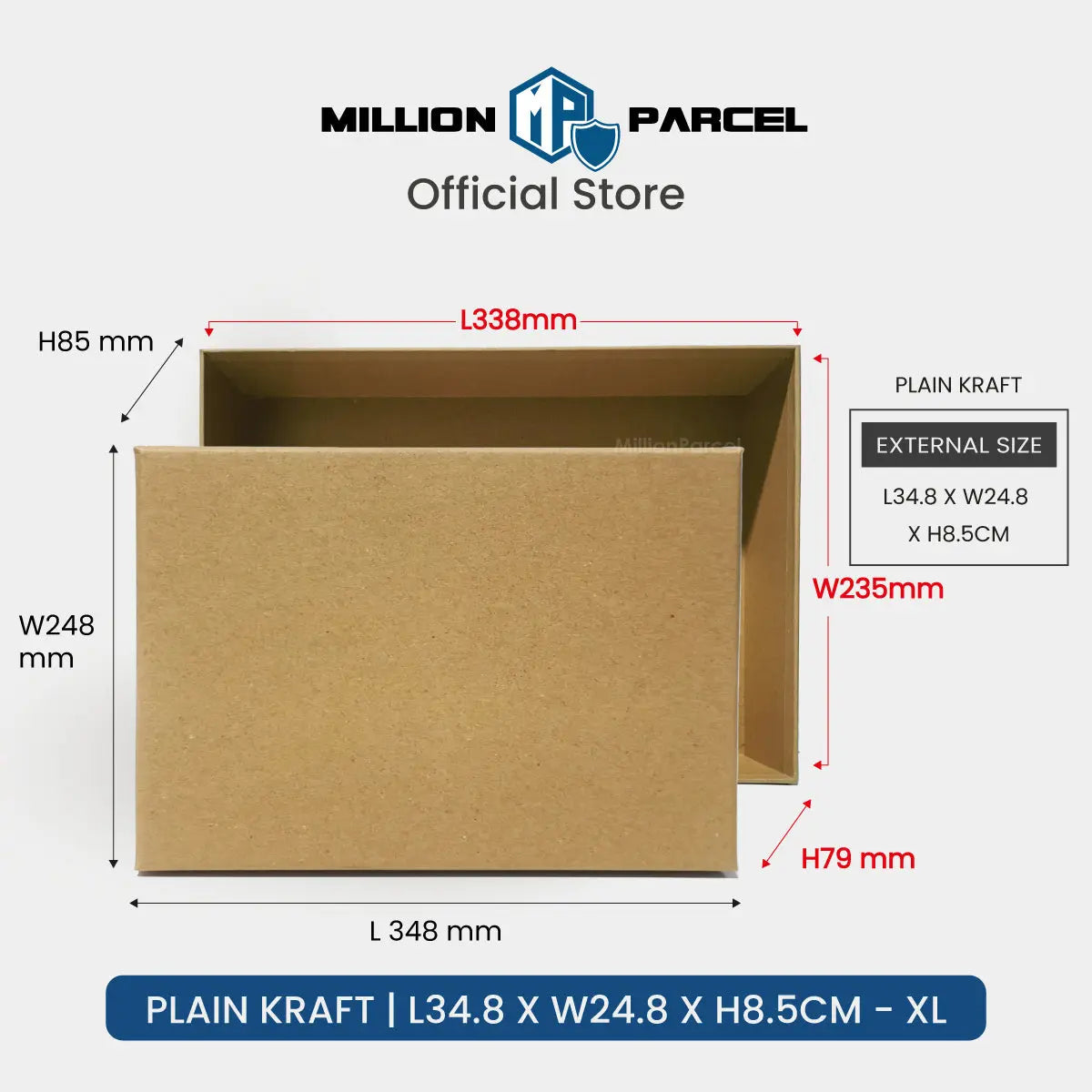 Premium Stackable Gift Box | Nested gift box - MillionParcel