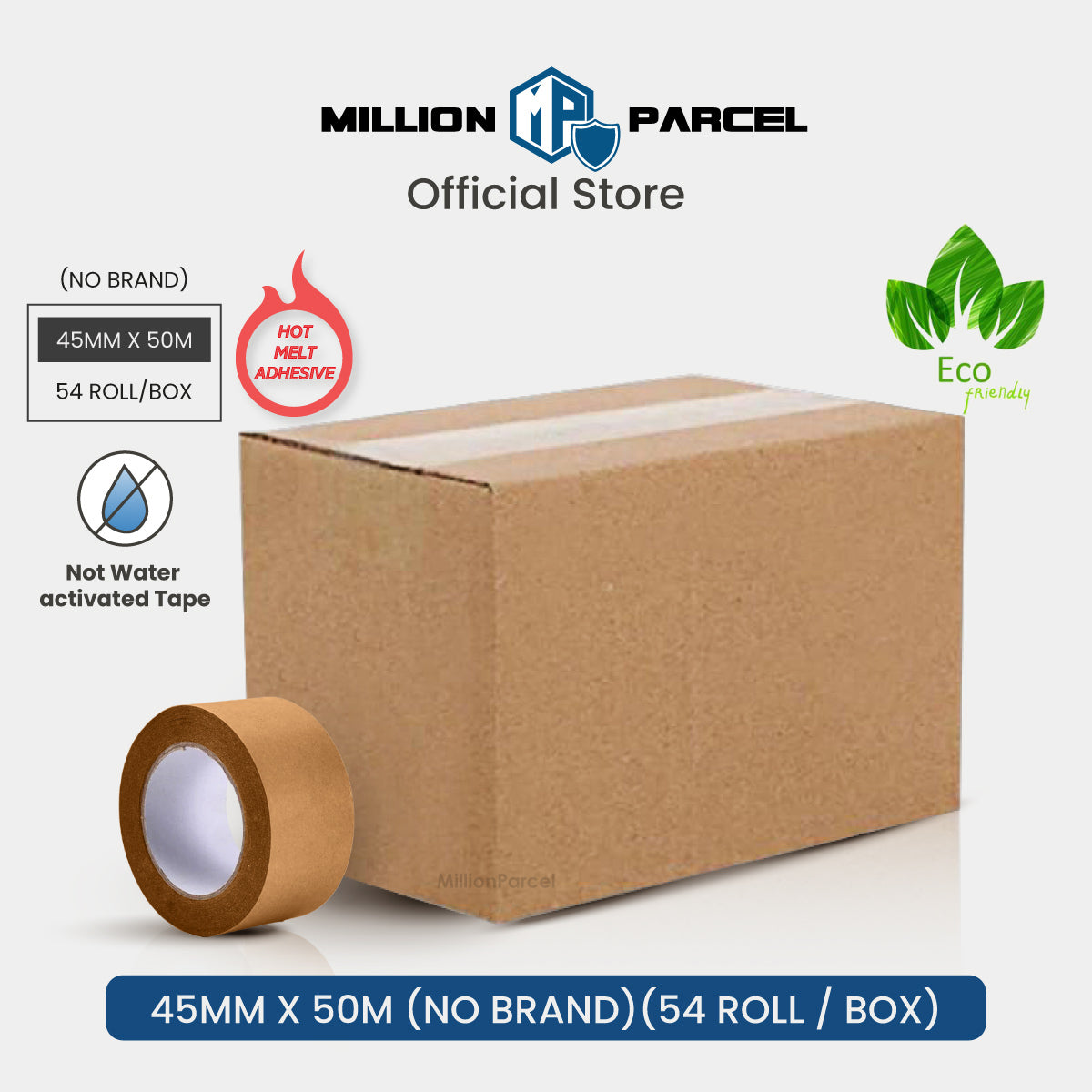 thumbnail image 2 of Valuemailers 48 Rolls Packing Tape – 2 Mil, Quality Sealing Tape For Boxes & Cartons 2 of 5