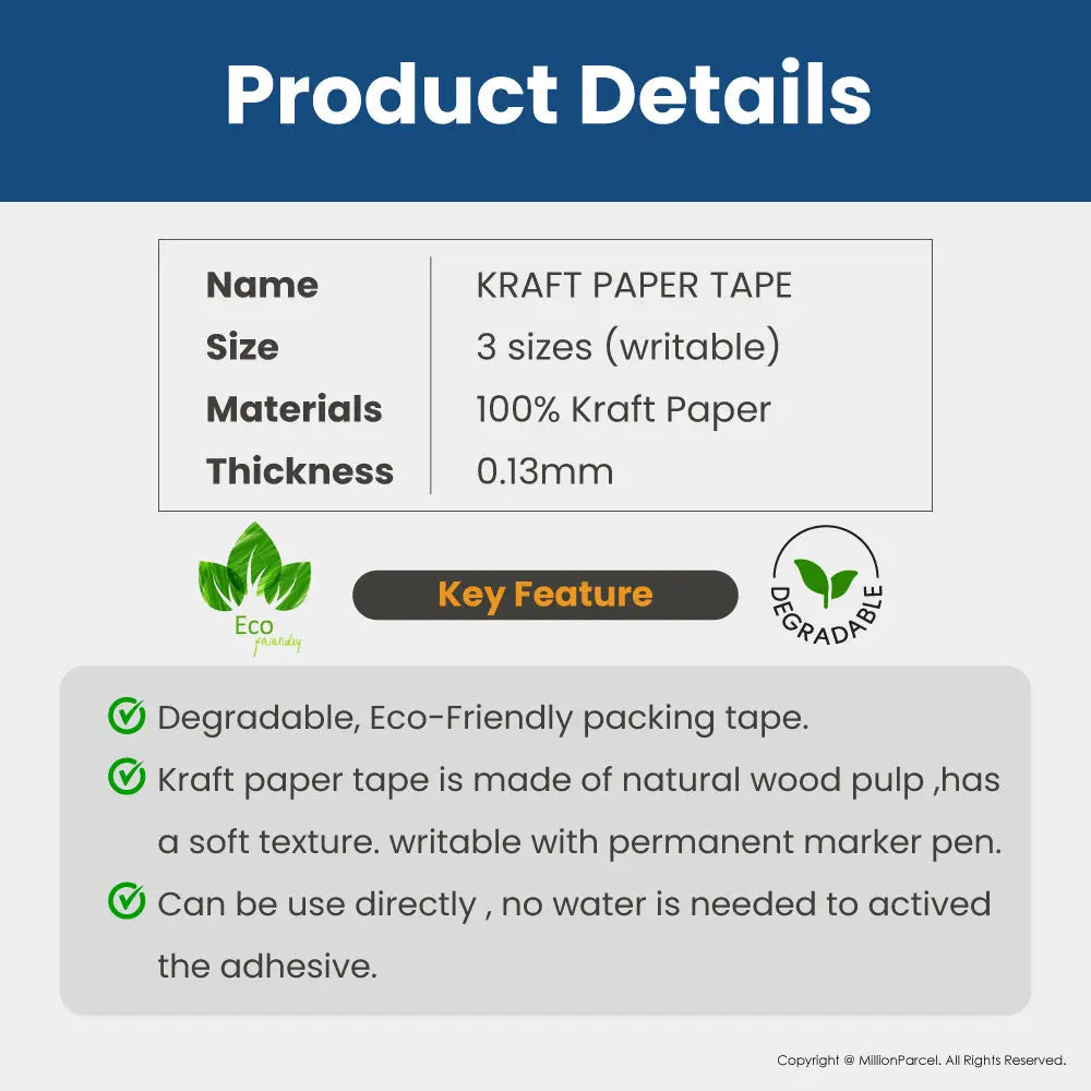 Kraft Paper Tape | Eco-Friendly Packaging Tape