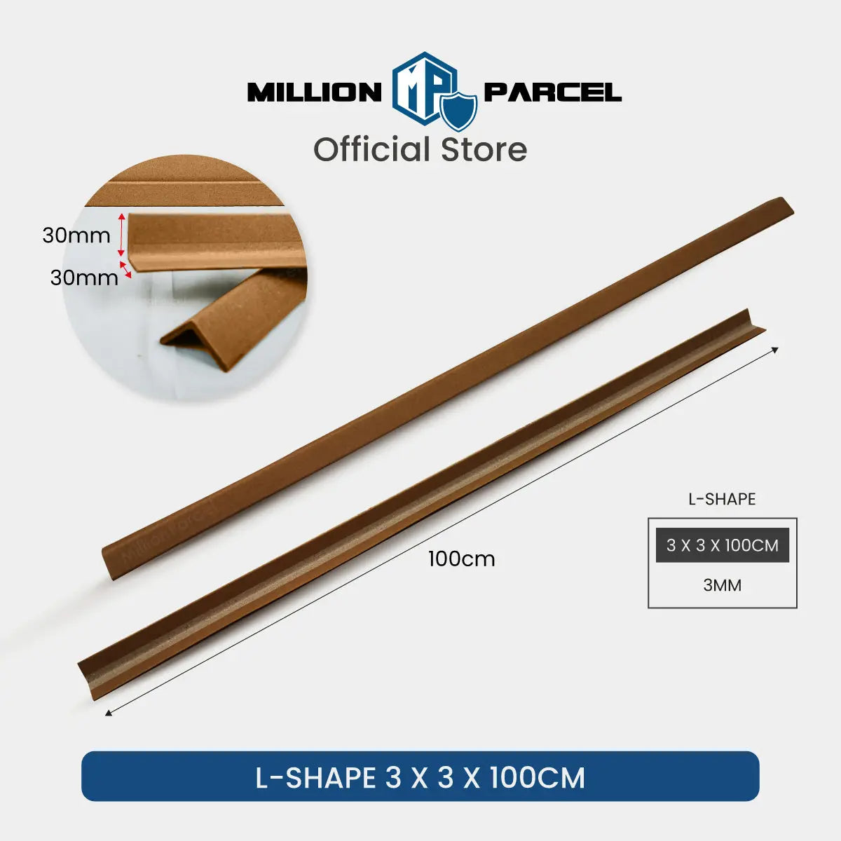 Carton Box Corner Protector | Packaging Box Edge Protector - MillionParcel