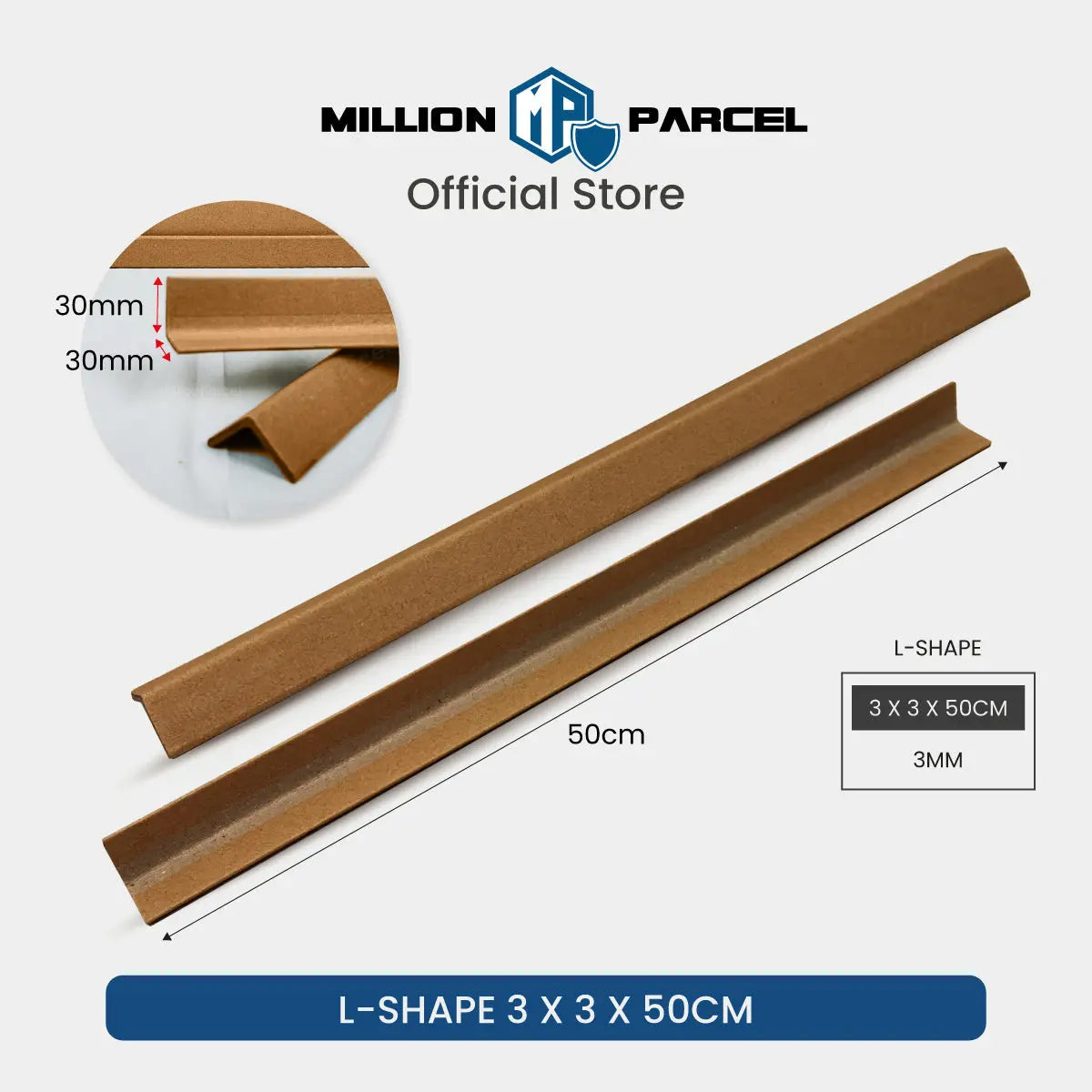 Carton Box Corner Protector | Packaging Box Edge Protector - MillionParcel