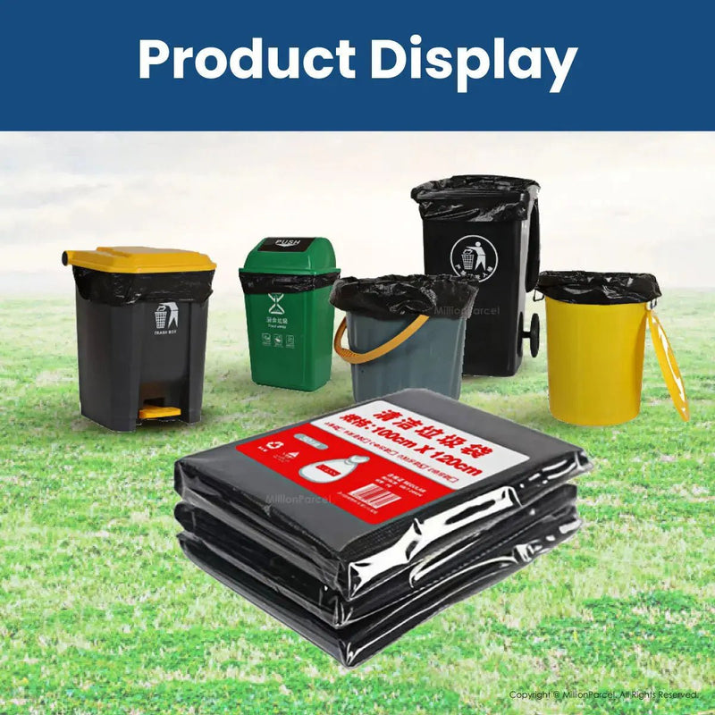 LACY'S Heavy Duty Garbage Bag - Durable & Reliable Big Trash Solution