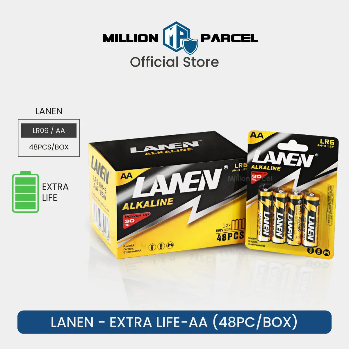 LANEN Alkaline Battery | HUADAO Coin Battery - MillionParcel