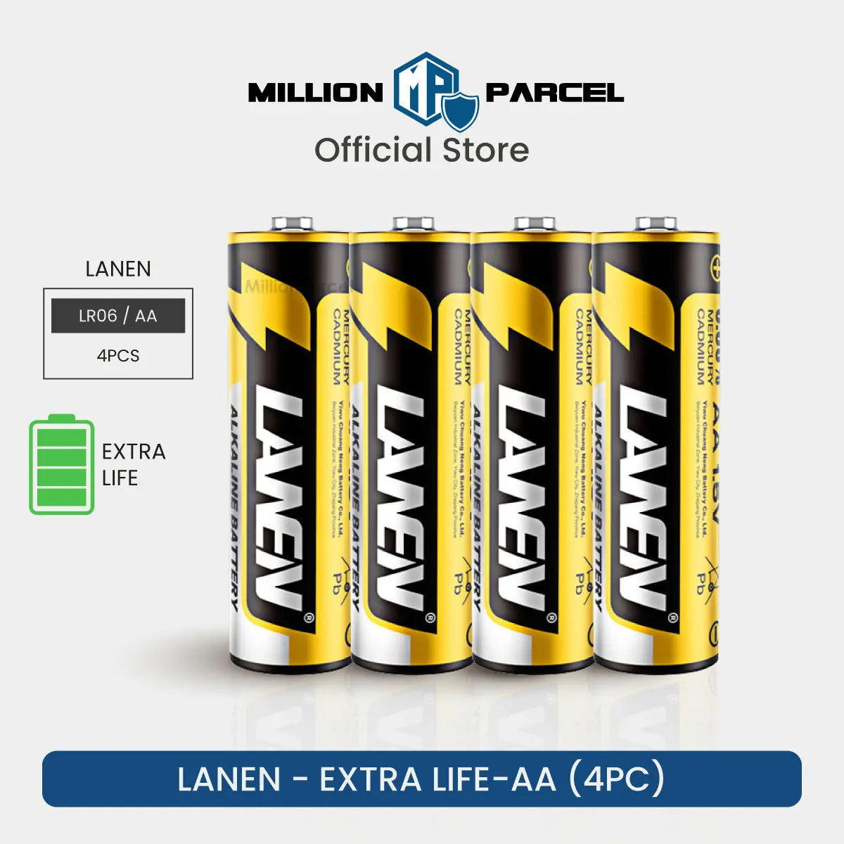 LANEN Alkaline Battery | HUADAO Coin Battery - MillionParcel