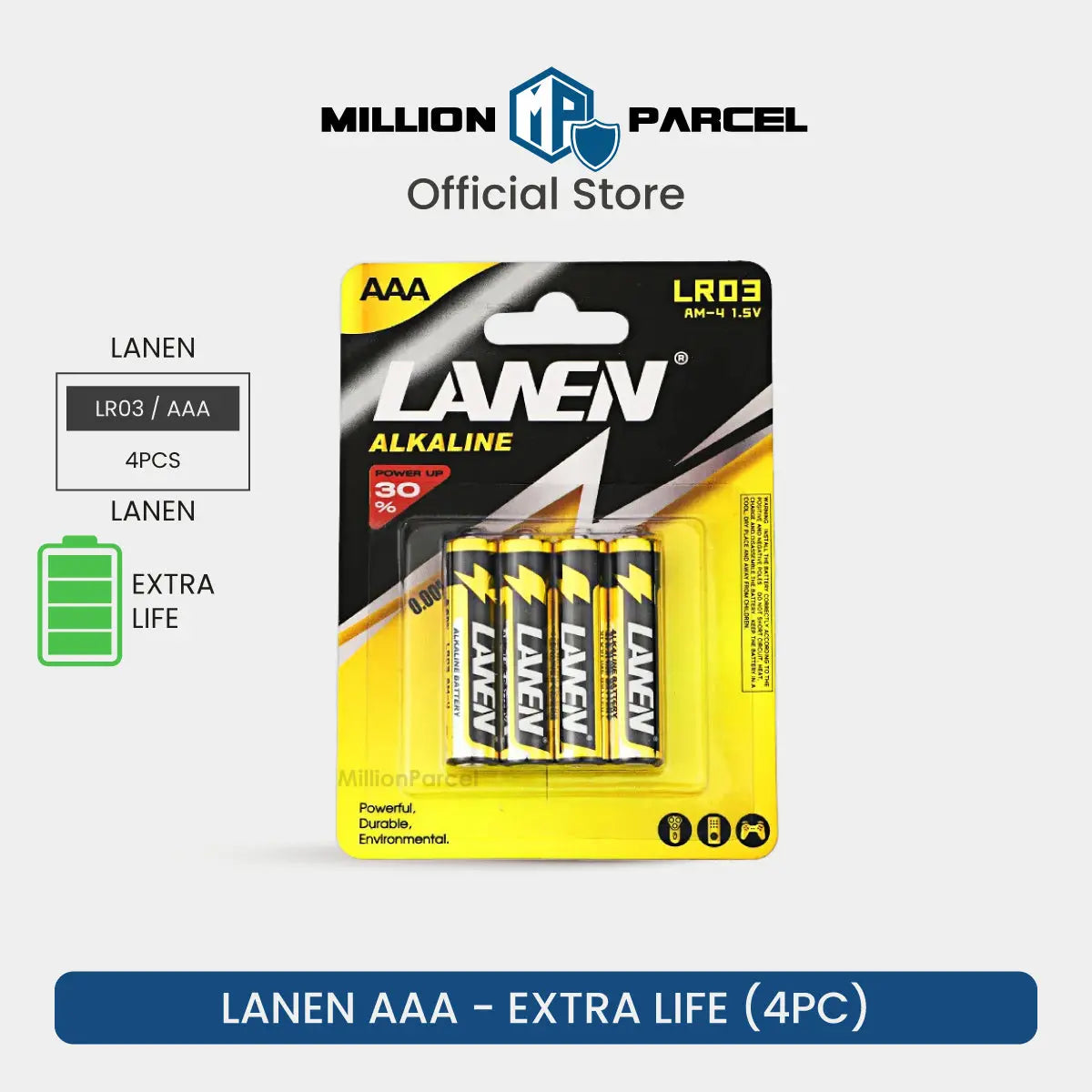 LANEN Alkaline Battery | HUADAO Coin Battery - MillionParcel