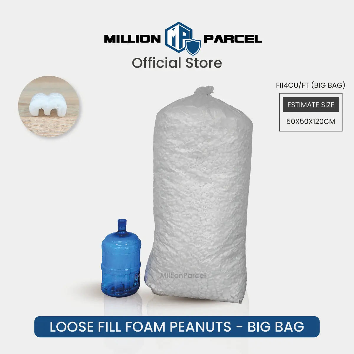 Loose Fill Packing Foam Peanuts - MillionParcel