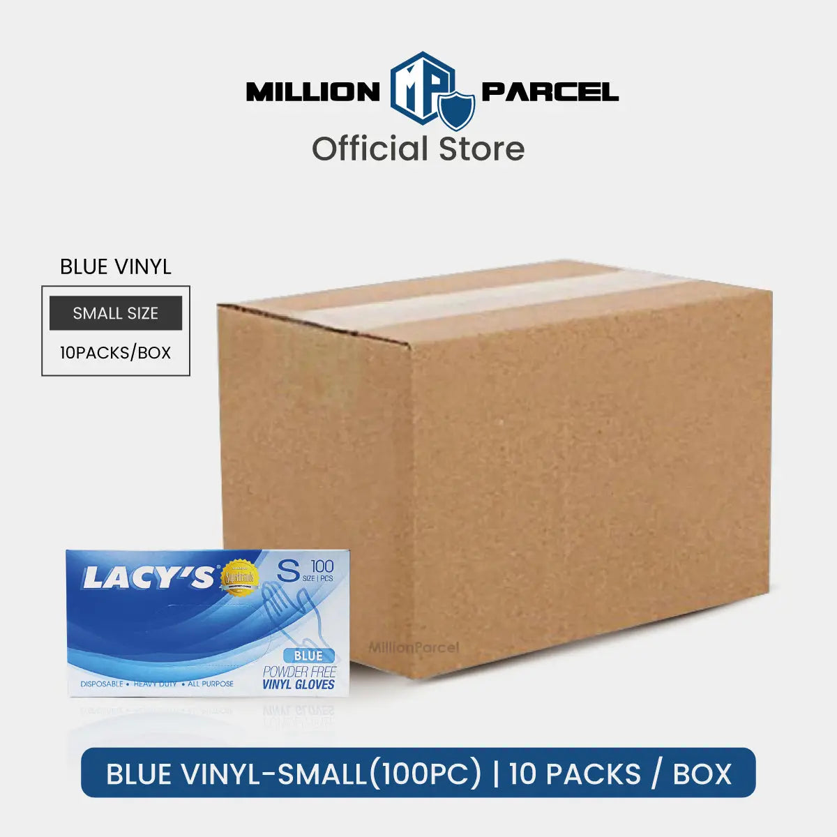 Lacy's Multipurpose Gloves Powder Free | HDPE/CPE/Vinyl Gloves - MillionParcel