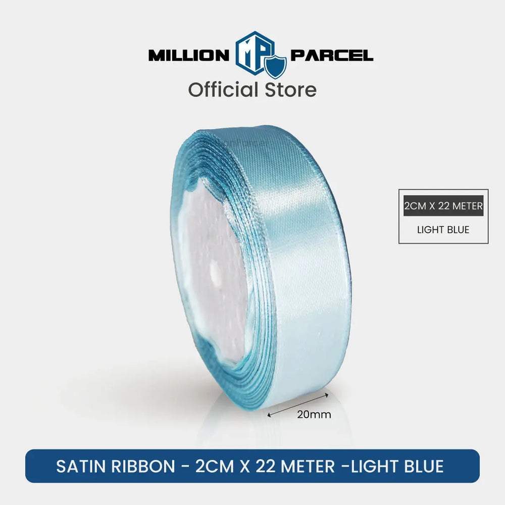 Satin ribbon 2cm x 22m (1 Roll)