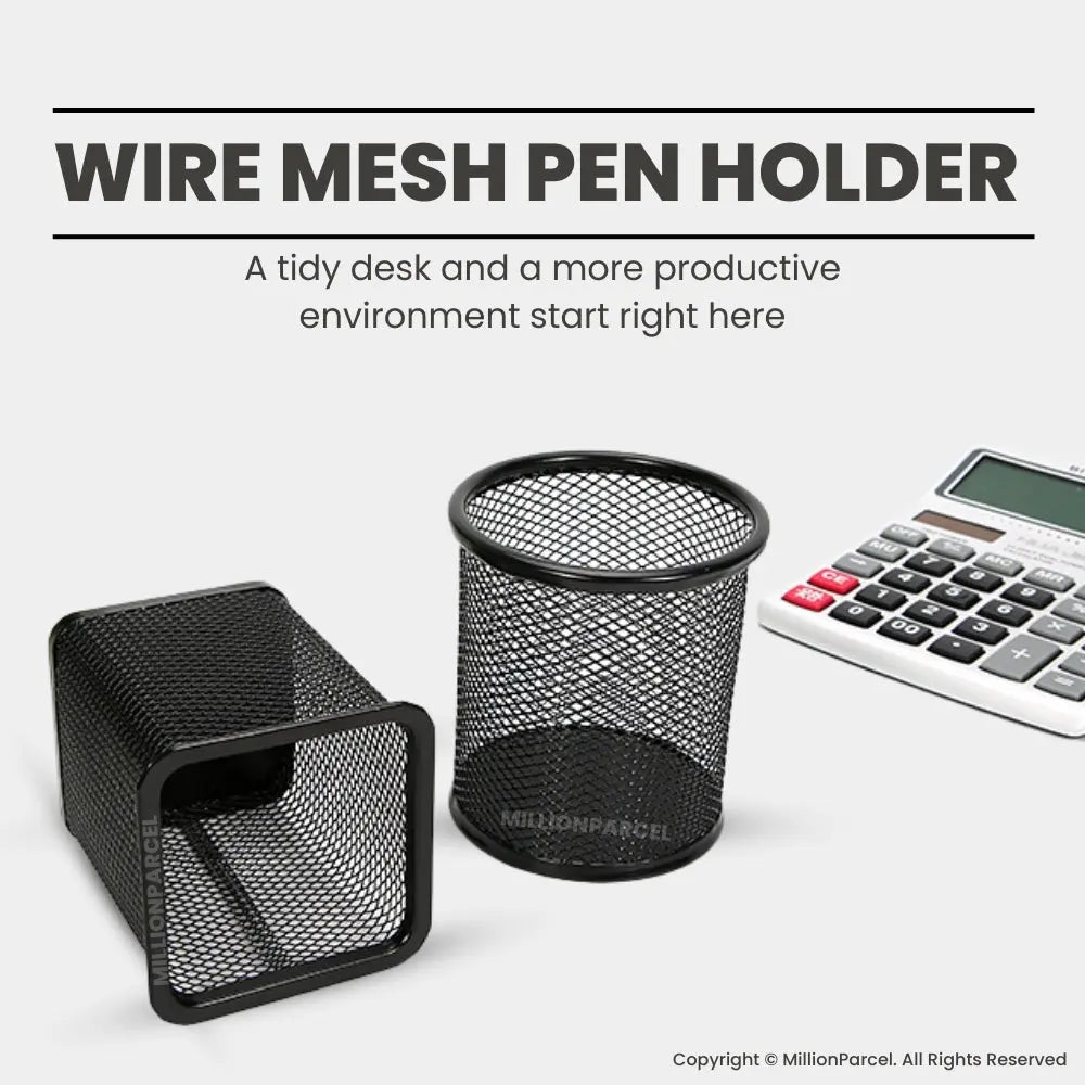 Huajie Wire Mesh Pen Holder - MillionParcel