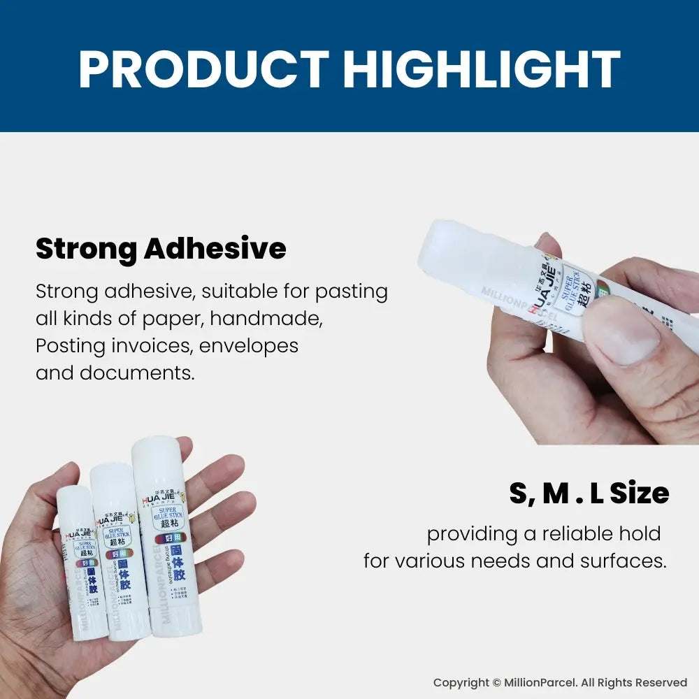 Huajie Strong Adhesive Glue Stick | 9g, 21g, 36g - MillionParcel