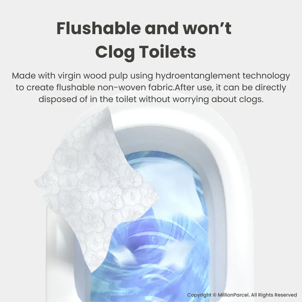 Botare Flushable Toilet Wipes | Flushable Toilet Tissue - MillionParcel