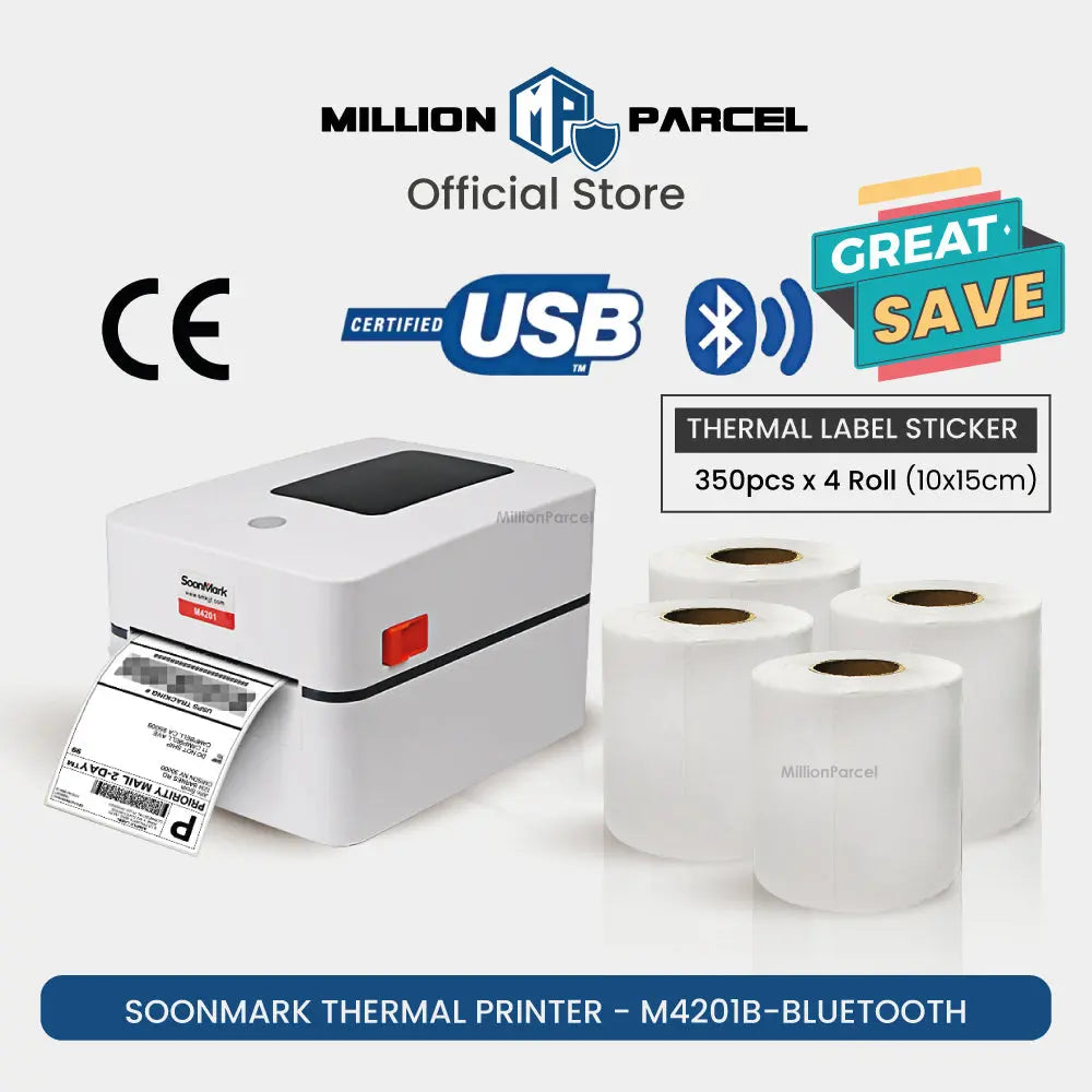 SoonMark Thermal Printer - MillionParcel