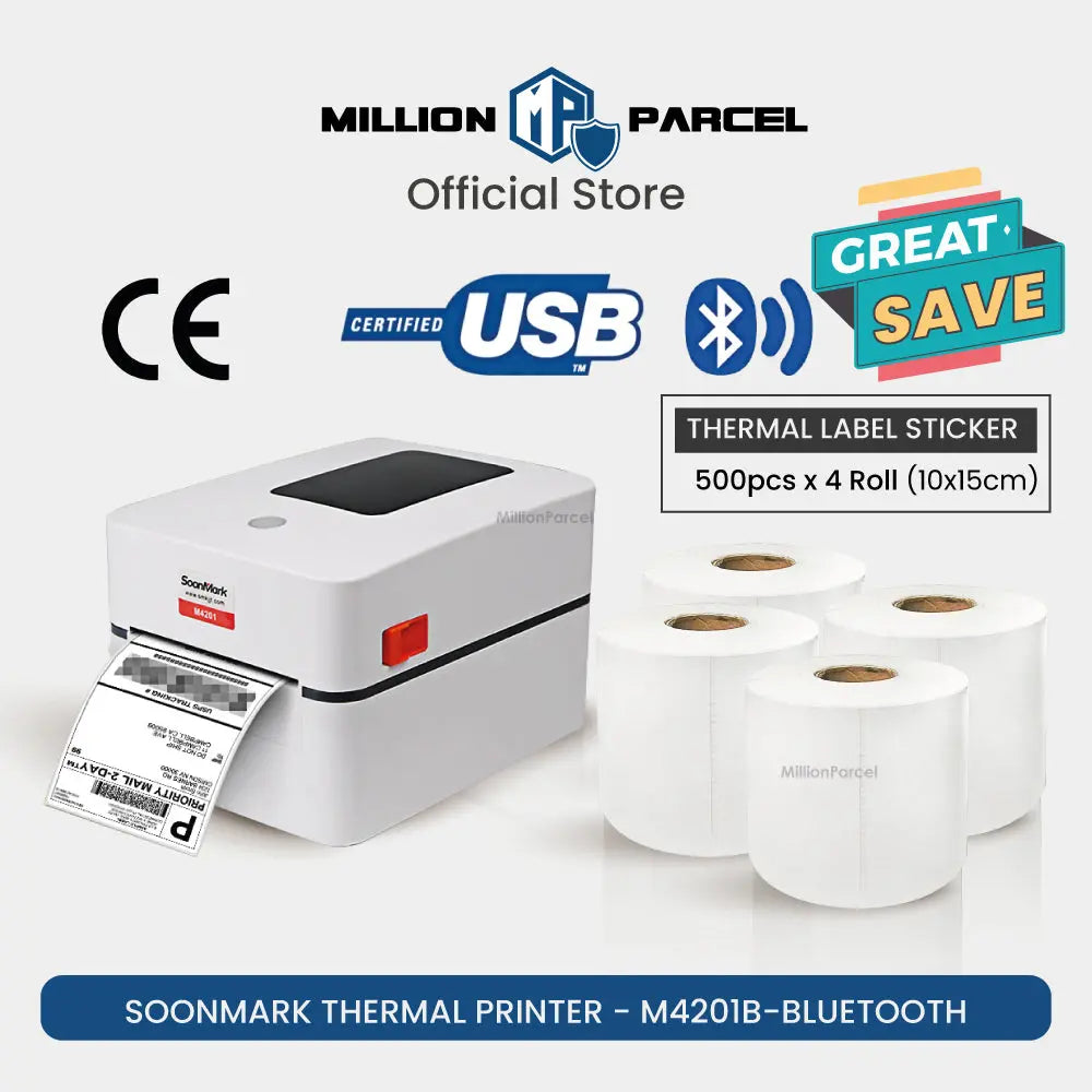 SoonMark Thermal Printer - MillionParcel