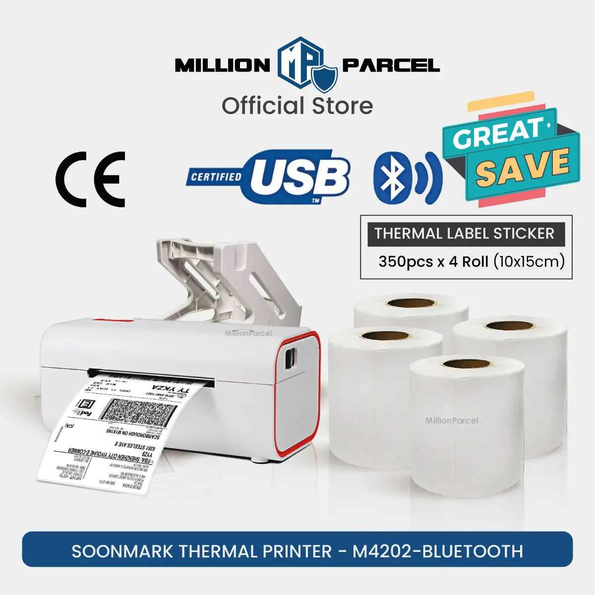 SoonMark Thermal Printer - MillionParcel