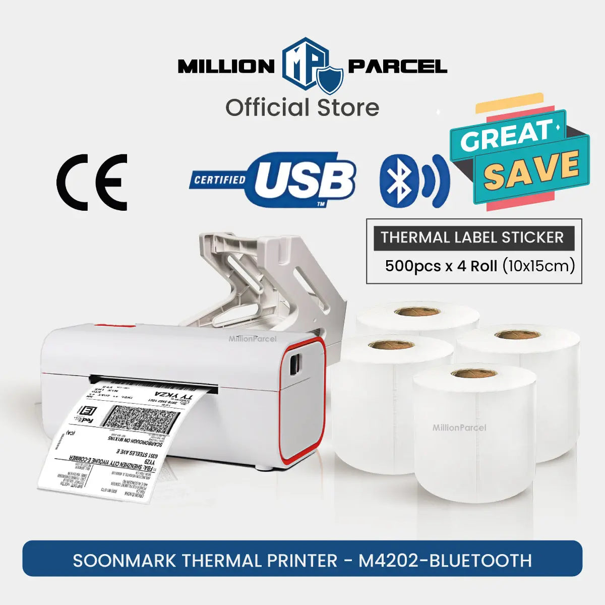 SoonMark Thermal Printer - MillionParcel