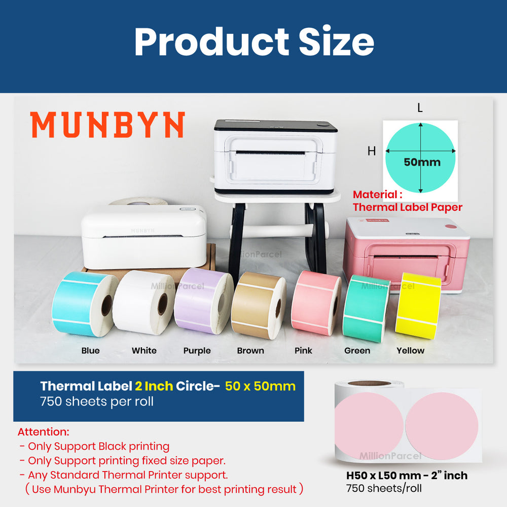 Upgrade Your Labeling with MUNBYN Thermal Label: Stylish & Durable