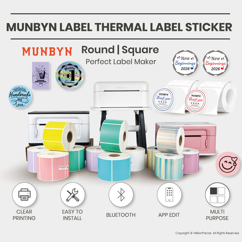 Upgrade Your Labeling with MUNBYN Thermal Label: Stylish & Durable