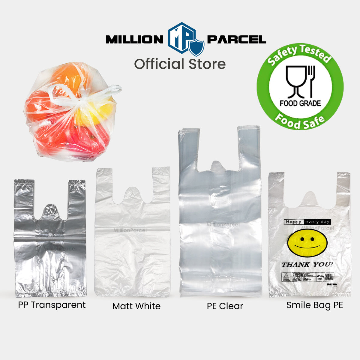 Plastic Shopping Bag - MillionParcel