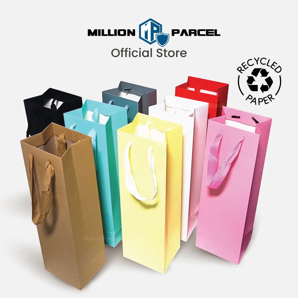 Premium Wine Paper Bag | Wine Gift Bag - MillionParcel