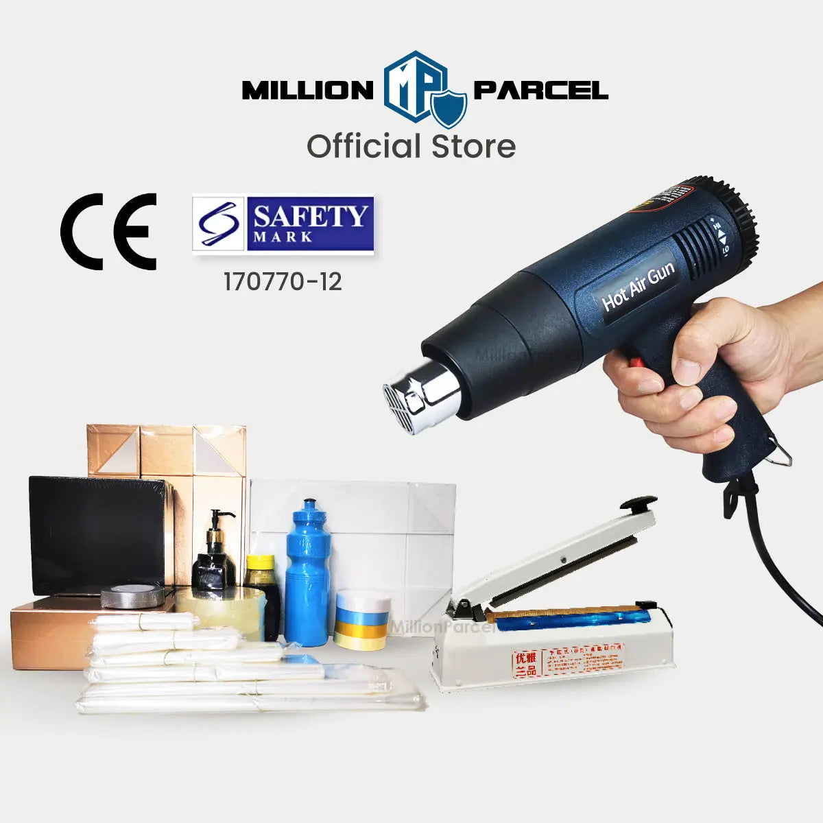 Smart Hot Air Gun | Adjustable Heat Air Machine 2000W - MillionParcel